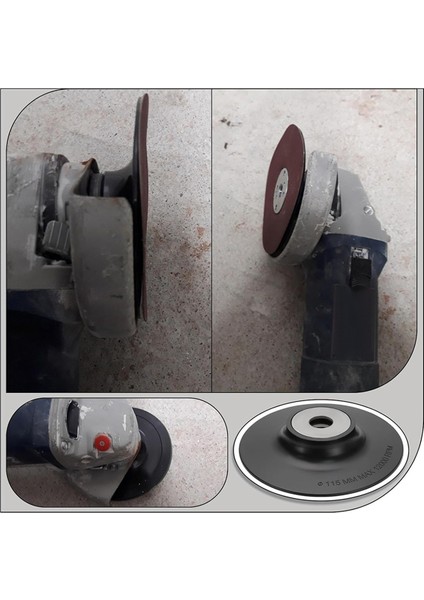 3 Adet Plastik Açı Taşlama Makinesi Destek Pedi 115MM Çap (Yurt Dışından)