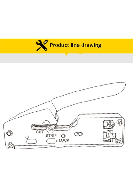 Cat5 Cat6 Modüler Konnektör Ethernet Sıkma Aleti Için (Yurt Dışından) modelleri