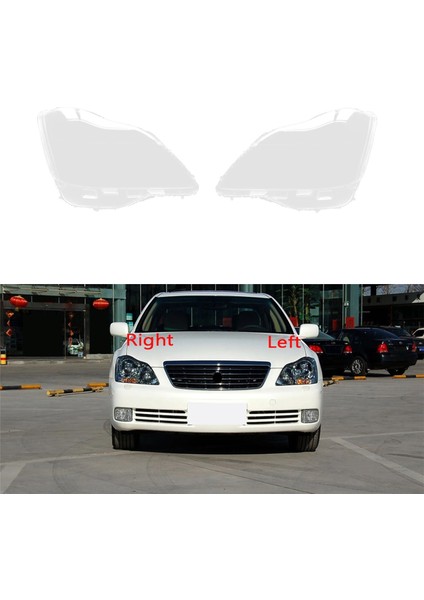 Sol Far Mercek Kapağı Ön Far Kabuğu Crown 05-09 (Yurt Dışından)