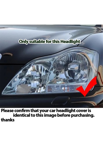 Sol Far Mercek Kapağı Ön Far Kabuğu Crown 05-09 (Yurt Dışından) fırsatları