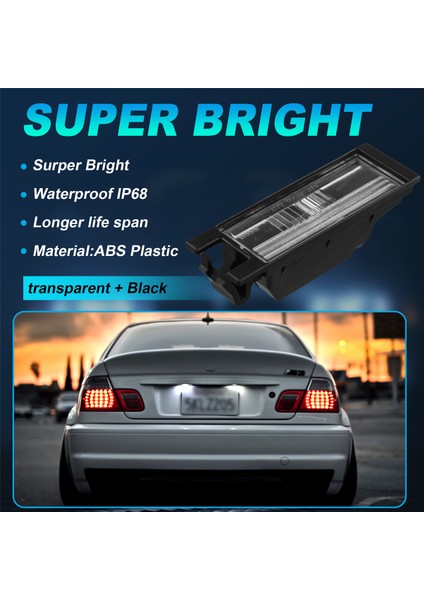 Otomobil Plaka Lambası Arka Plaka Lambası Grubu (Yurt Dışından) indirimleri