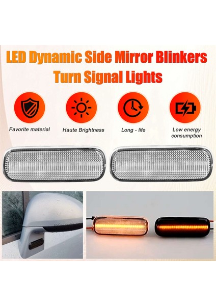 6325G2 LED Dinamik Yan Ayna Sinyal Lambaları Dönüş Sinyal Lambaları (Yurt Dışından) indirimleri