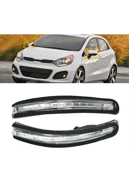 Araba Dikiz Aynası LED Dönüş Sinyal Lambası 12-16 (Yurt Dışından)