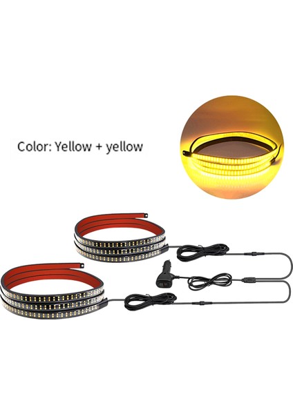 60 Inç Strobe Işık Şeridi LED Arka Lambası Amber (Yurt Dışından) indirimleri