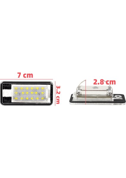 Araba Plaka Lambası A3 A4 S4 Rs4 B6 Için Plaka Lambası (Yurt Dışından) fırsatları