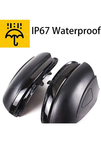 Yan Kanat Ayna Göstergesi Dinamik Dönüş Sinyali LED Işığı (Yurt Dışından) modelleri