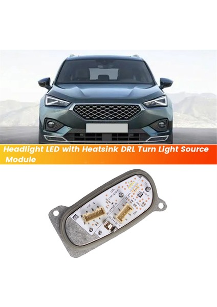 Seat 5FJ941476 Sağ Için Isı Emicili LED Araba Far Modülü (Yurt Dışından)