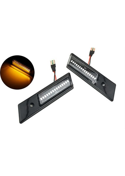 Akışlı Yan Lamba LED Gösterge Sinyal Lambası Araba (Yurt Dışından)