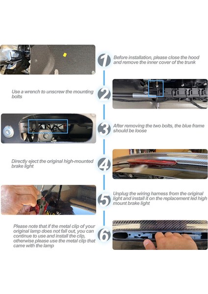 Üçüncü LED Fren Lambası Stop Lambası (Yurt Dışından)
