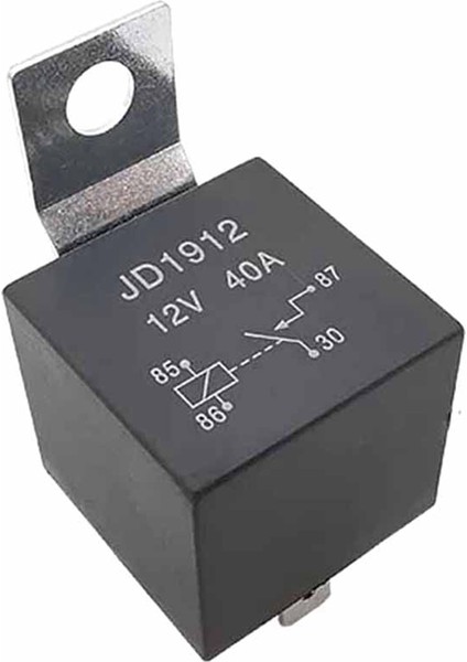 1 Adet Tekrarlayıcı Röle 4 Pin 12V 40A Otomatik Araba Röleleri Için (Yurt Dışından)