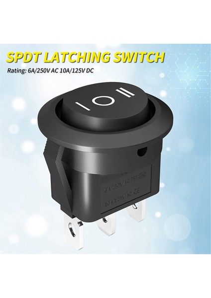 10 Adet Kcd1 12V 3 Pin 3 Pozisyonlu Açık Kapalı Açık Dc Daire Geçiş Anahtarı (Yurt Dışından) indirimleri