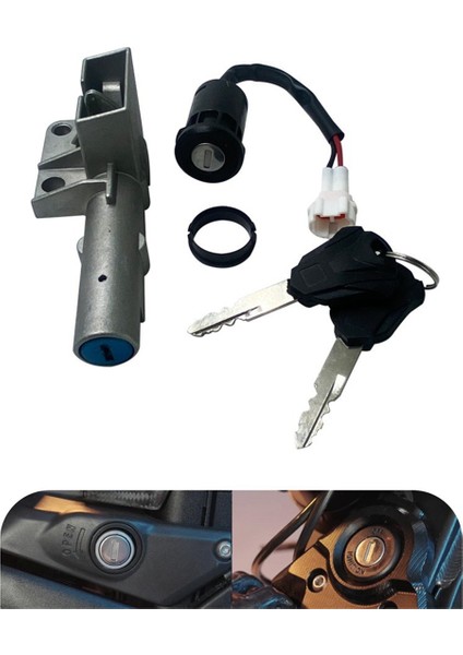 Motosiklet Kontak Anahtarı Kilidi Anahtar Seti (Yurt Dışından) modelleri