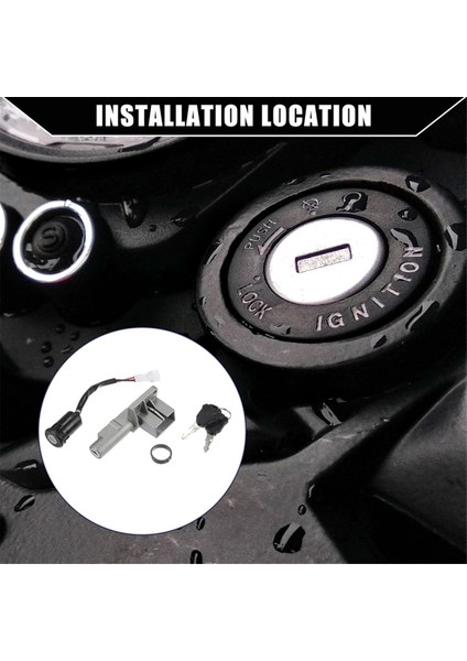 Motosiklet Kontak Anahtarı Kilidi Anahtar Seti (Yurt Dışından) fırsatları