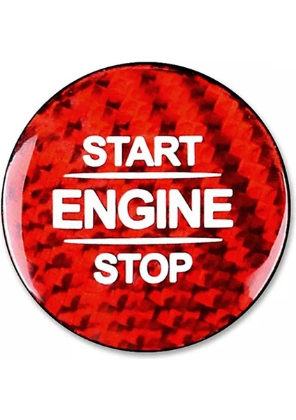 Kırmızı Karbon Fiber Motor Çalıştırma Düğmesi Çıkartması (Yurt Dışından) fiyatları