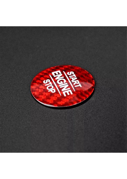 Kırmızı Karbon Fiber Motor Çalıştırma Düğmesi Çıkartması (Yurt Dışından) indirimleri