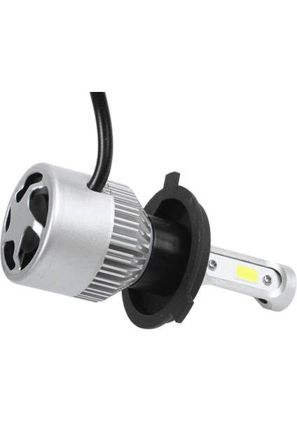2 Çift S2 H4 72W 8000LM LED Far Araba Hilo Beam Ampuller 6000K Beyaz (Yurt Dışından) modelleri