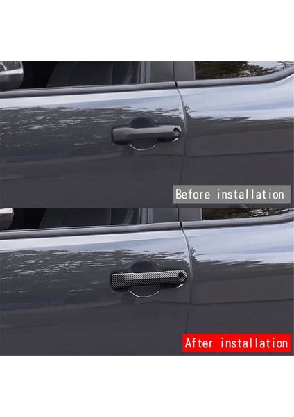 2024 Karbon Fiber Için Araba Kapı Kolu Kılıfı (Yurt Dışından) modelleri