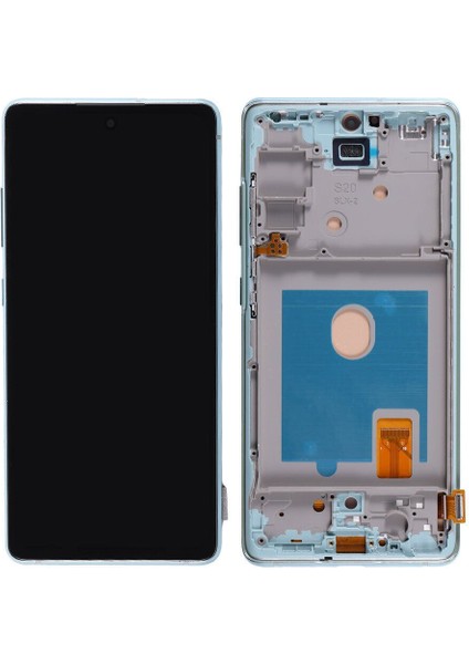 Samsung S20 Fe G780 Çıtalı Yeşil Uyumlu Ekran LCD Dokunmatik