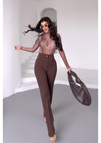 Full Likralı Palazzo Pantolon modelleri