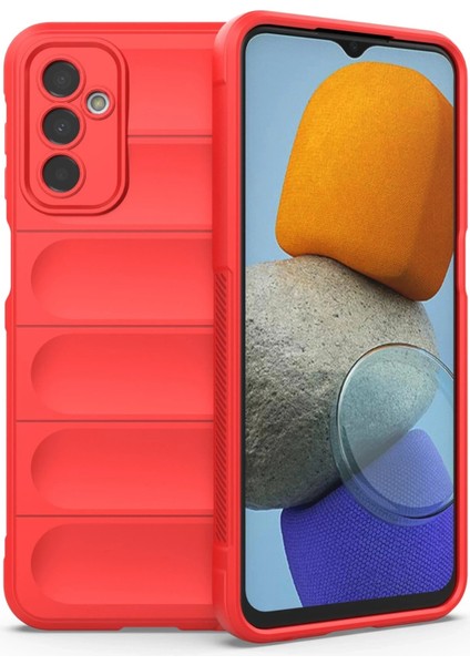 Samsung Galaxy M23 Kılıf Optimum Silikon - Kırmızı - TAWİT7114-8588