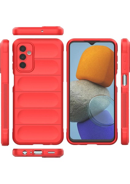 Samsung Galaxy M23 Kılıf Optimum Silikon - Kırmızı - TAWİT7114-8588