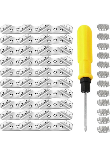 Evrensel Paslanmaz Çelik Mobilya Köşe Bağlantısı, A (Yurt Dışından)