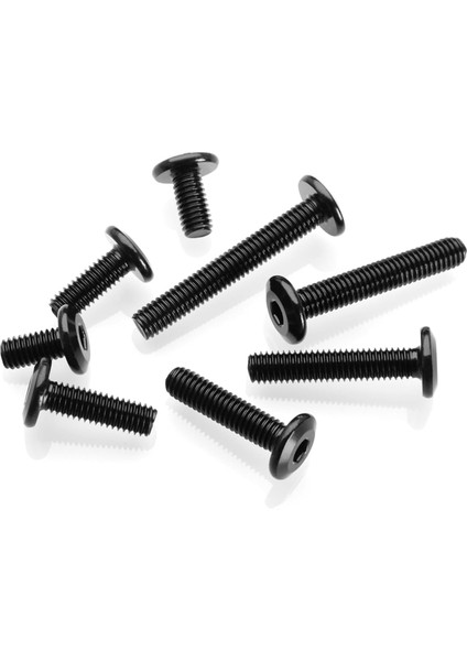 M6 x 30MM 50 Adet Düz Altıgen Soket Kapakları M6 Vida Cıvataları, Altıgen Anahtar (Yurt Dışından) modelleri