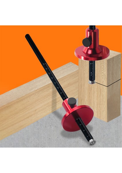 Tekerlek Işaretleme Ölçer Çizici Ahşap Işaretleme Aletleri Inç ve mm Ölçekli (Yurt Dışından) indirimleri
