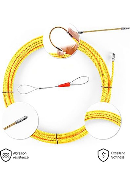 Balık Bantı Çekme Aleti Duvardan Geçirmeli Misina Geçirici Od 6mm Misina (15M) (Yurt Dışından) fiyatları