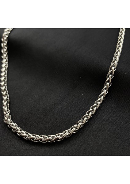 Erkek Kalın Örgü Zincir Kolye modelleri