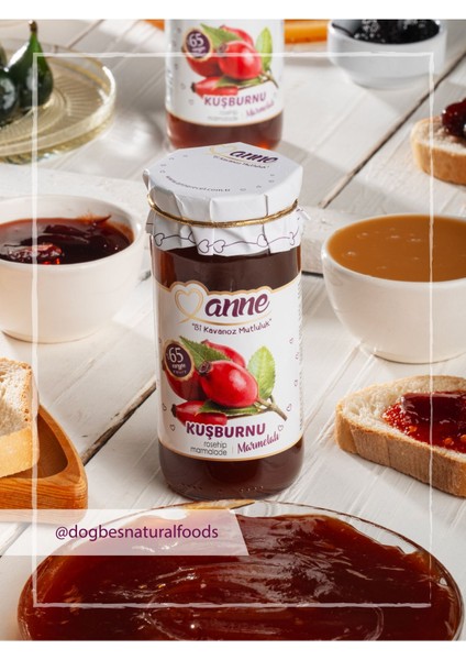 Kuşburnu Marmelatı 300 gr (Pancar Şekeri İle Üretilmiştir - Glikoz, Koruyucu İçermez) fiyatları