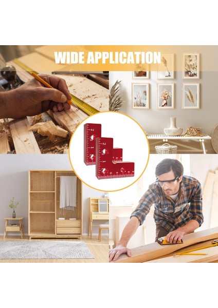 Mini 90 Derece Konumlandırma Kareleri 2'li Paket, Kelepçeleme Kareleri (Yurt Dışından) indirimleri