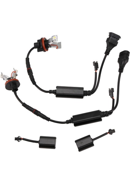 Adet Araba LED Melek Gözü Işığı 6000K H8 Ampul E82 E87 E90 Için (Yurt Dışından) fiyatları