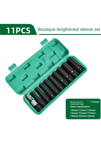 Derin Darbe Soket Takımı, 1/2 Inç Soket Takımları 8-24MM ve Saklama Kutusu (Yurt Dışından) modelleri