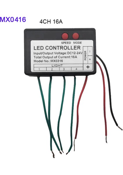 DC12V-24V LED Şerit Işık Kontrol Cihazı Işık Kutusu Rgb Kontrol Cihazı 4ch (Yurt Dışından) indirimleri