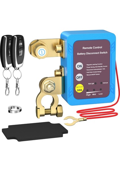 12V 240A Uzaktan Kesme Anahtarı Otomatik Güç Kapatma Anahtarı (Yurt Dışından) fiyatları