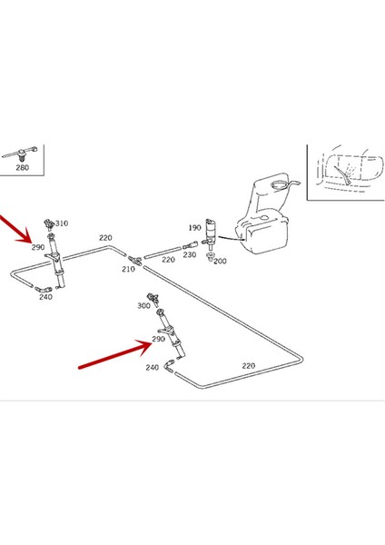 W220 2208601347 Için Sol Far Temizleme Nozulu (Yurt Dışından) fırsatları