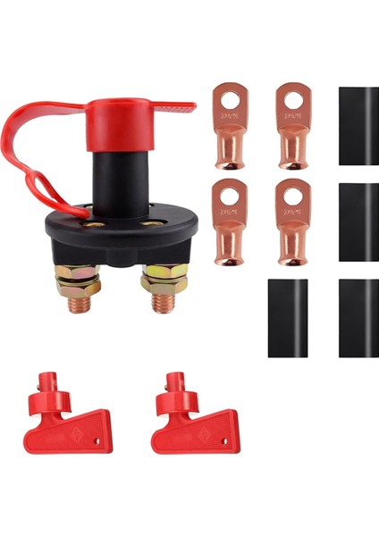 2 Adet Anahtarlı Araç Güç Kesme Anahtarı Topuz Tipi Araç Izolatörü (Yurt Dışından) fiyatları