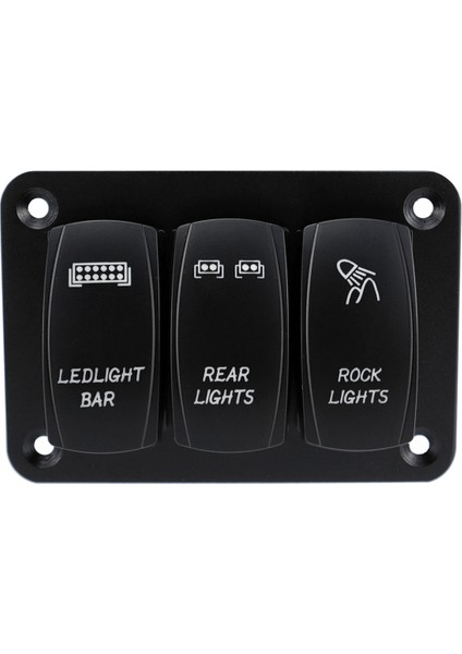 Araba Tekne 5 Pin 3 Çete Anahtar Geçiş Paneli (Yurt Dışından) indirimleri