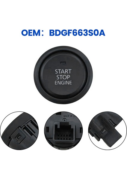 Araba Başlat Durdur Motor Düğmesi Kessy Kontak Anahtarı Için (Yurt Dışından) modelleri