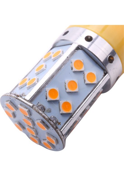 T20 7440 W21W LED Ampul Araba Sinyal Lambaları Amber Aydınlatma Için (Yurt Dışından)