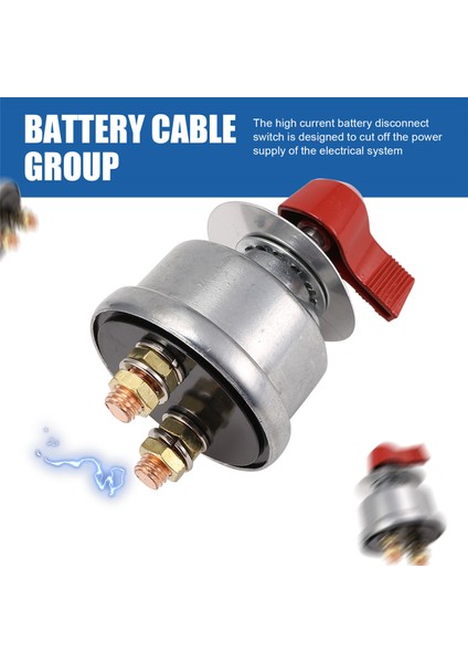 Ana Bağlantı Kesme Anahtarı 4 Awg 1ft Kablo Seti Kırmızı (Yurt Dışından) indirimleri