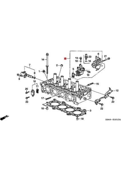 Araba Değişken Valf Zamanlaması Solenoidi 15810-RAA-A03 -V 02-09 Için (Yurt Dışından)