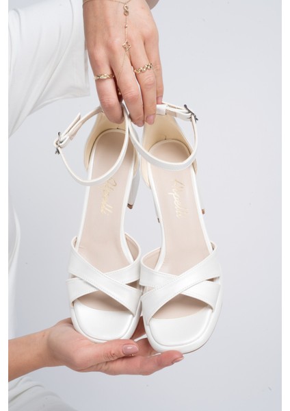 Kadın Sedef Çapraz Platformlu Abiye Ayakkabı fırsatları