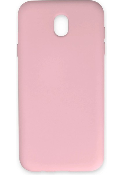 Samsung Galaxy J7 Pro / J730 Kılıf Nano Içi Kadife Silikon - Pudra - CPT106424-1107