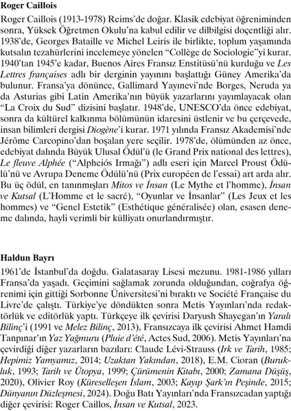 Mitos ve Insan