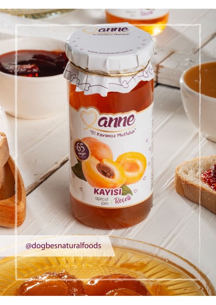 Kayısı Reçeli 300 gr (Pancar Şekeri İle Üretilmiştir - Glikoz, Koruyucu İçermez) fiyatları