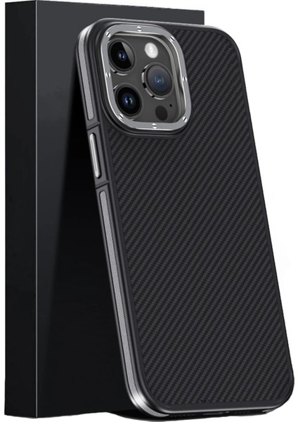 Iphone 15 Pro Kılıf Aramid 600D Kevlar Karbon Fiber Magsafe Kapak - Gri Ynsmr fiyatları