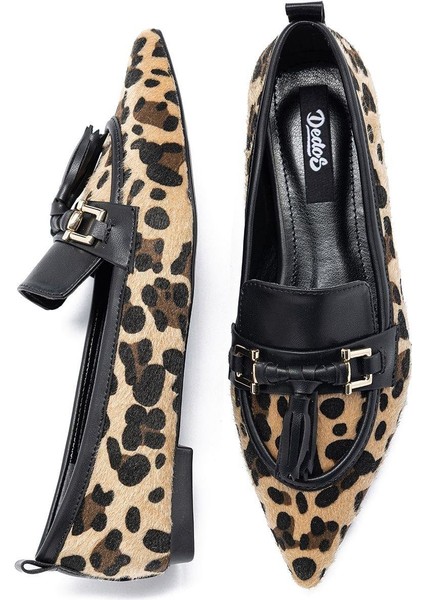 9125 Kadın Püsküllü Sivri Burun Babet fırsatları