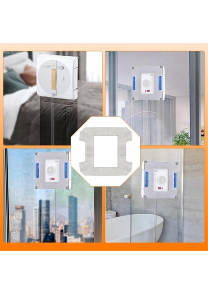 Ecovacs Winbot W1 W1 Pro Cam Temizleyici Yedek Parçaları Yıkanabilir Temizlik Bezleri Yedek Paspas Bezleri (Yurt Dışından) indirimleri
